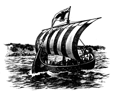 Illustration: LEIF ERICSON'S VESSEL