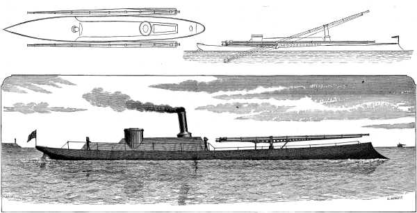 PNEUMATIC DYNAMITE GUN TORPEDO VESSEL.