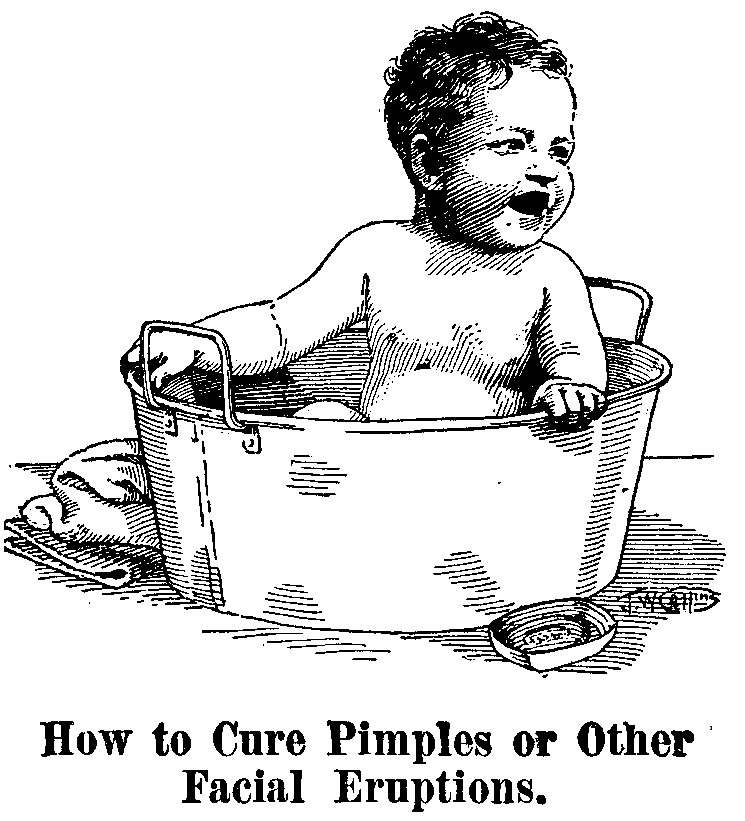 Toddler sitting in a wash basin having a bath