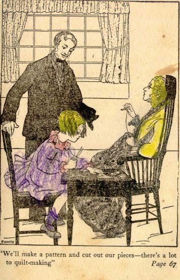 We'll make a pattern and cut out our pieces