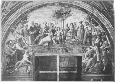 Plate 15.—Raphael. "Parnassus." In the Vatican.