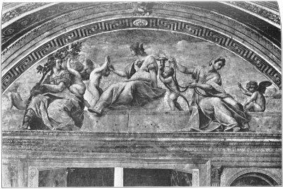 Plate 16.—Raphael. "Jurisprudence." In the Vatican.