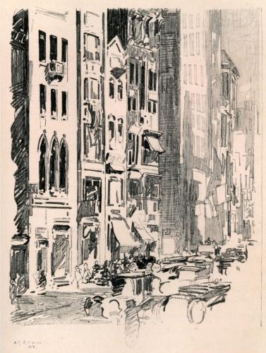 COMMERCE, WITH GIANT STRIDE, IS MARCHING UP THE STATELY AVENUE. THE STORY OF A BUSINESS HOUSE THAT BEGAN IN THE NEIGHBOURHOOD OF CHERRY HILL, MIGRATED TO GRAND STREET, THENCE TO BROADWAY AND UNION SQUARE, AND AGAIN TO THE SLOPE OF MURRAY HILL, IS, IN EPITOME, THE STORY OF THE CITY ITSELF