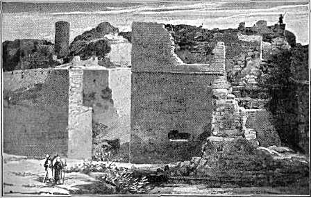 PHOTOGRAPH BY MISSIONARY W.C. ISING  Ruins of the Palace of Nebuchadnezzar, in which was the hall of Belshazzar's Feast.