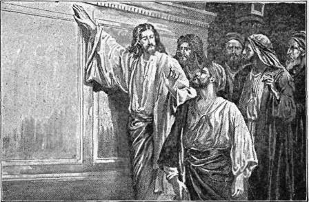 THE DESTRUCTION OF THE TEMPLE FORETOLD  "There shall not be left here one stone upon another, that shall not be thrown down." Matt. 24:2.