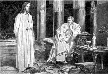 PILATE'S FATAL DECISION IN THE HOUR OF TRIAL  "Pilate saith unto them, What shall I do then with Jesus which is called Christ?" Matt. 27:22.