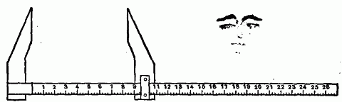 Fig. 51—Apparatus for measuring chest expansion. Fig. 51