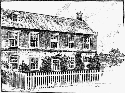 GEORGE BORROW'S BIRTHPLACE AT DUMPLING GREEN  From a drawing by Fortunino Matania