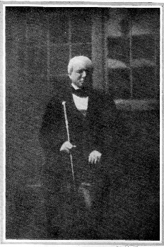 Copyright of Mrs. Simms Reeve  A HITHERTO UNPUBLISHED PORTRAIT OF GEORGE BORROW  Taken in the garden of Mrs. Simms Reeve of Norwich in 1848. This is the only photograph of George Borrow extant, although two paintings of him exist, one by Henry Wyndham Phillips, which forms the frontispiece of this volume, taken in 1843, and an earlier portrait by his brother John, which will be found facing page 32