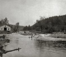 A. POMPTON LAKES DAM AND WATER FRONT OF LUDLUM STEEL AND IRON COMPANY.