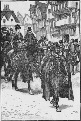 Lord Mayor of York escorting Princess Margaret through York in 1503. Shows the Beard of the Lord Mayor.