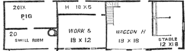 farm house 4, ground plan (partial)