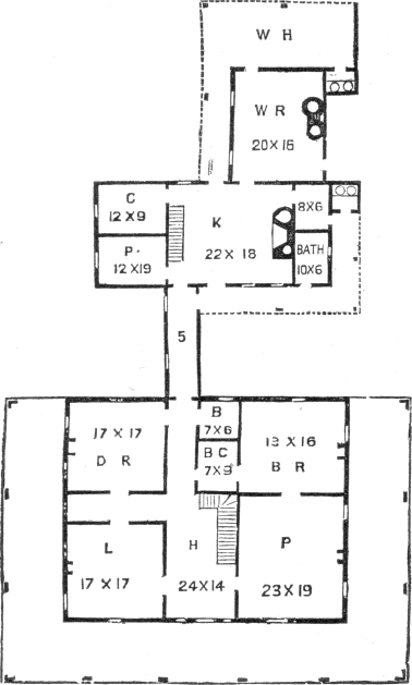 farm house 6, ground plan