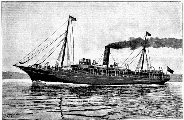 THE NEWFOUNDLAND AND NOVA SCOTIA PASSENGER STEAMER BRUCE.