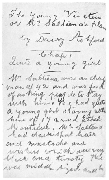 First Page of Original Manuscript