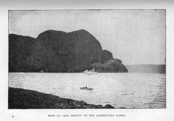 View of Cape Trinity on the Laurentian Range.