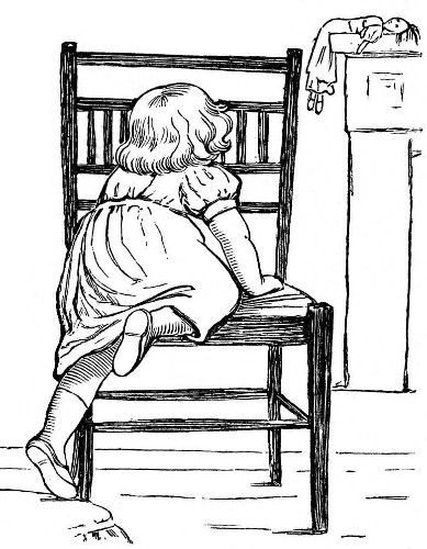 "IN A MOMENT SHE WAS UPON A CHAIR" (p. 81).