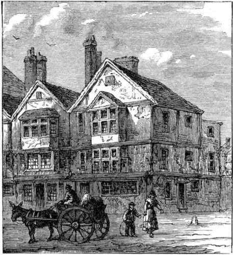 PYE CORNER IN 1789. (See p. 118.)  (From a Drawing in Mr. Gardner's Collection.)