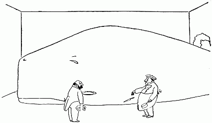 Whale is not a table dish