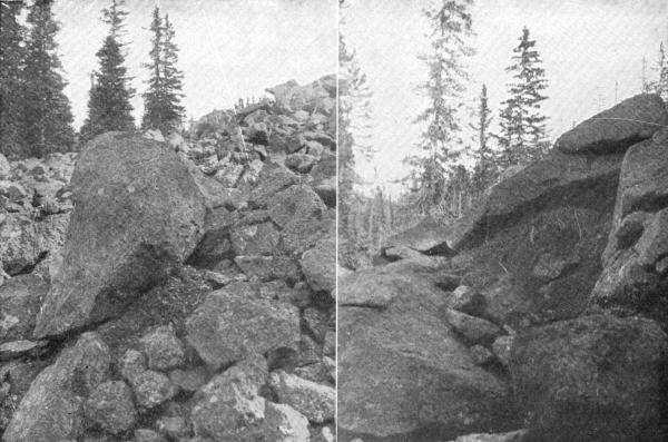 XXXV. The Coney barns full of hay stored for winter use  Photos by E. T. Seton