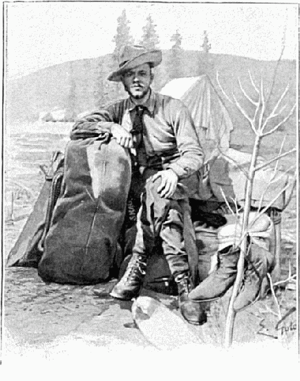 UN MINEUR EN TENUE D'ÉTÉ. D'APRÈS UNE PHOTOGRAPHIE DE M. GOLDSCHMIDT.