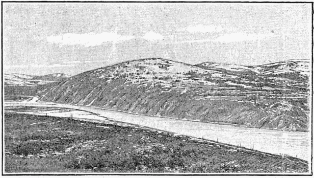 EMPLACEMENT DE LA VILLE DE DAWSON EN 1897.