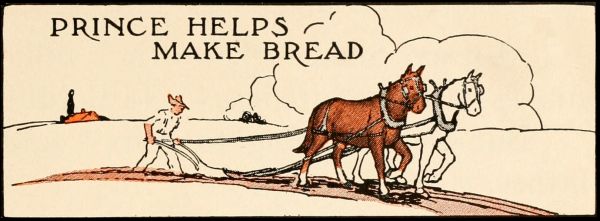 PRINCE HELPS MAKE BREAD