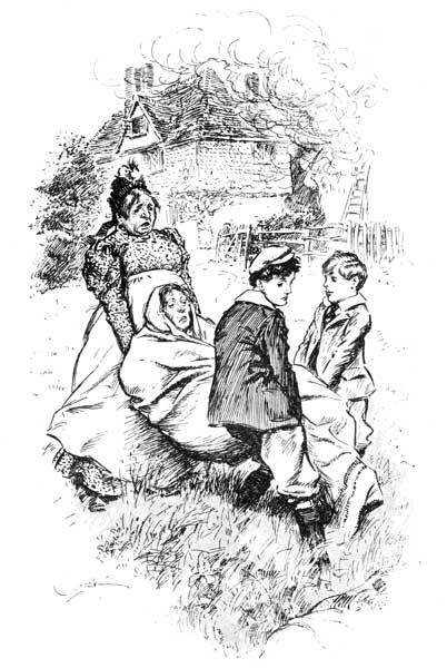 'We consented to carry the unfortunate bed-woman to it.'—Page 76