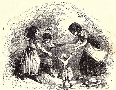 THE CHILDREN GIVING GAWOW A DANCE.