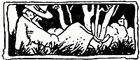 Lying down