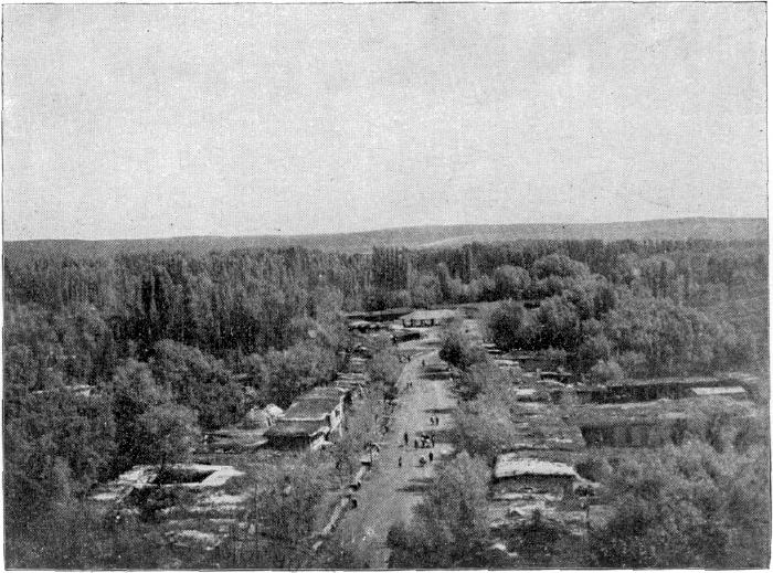 VIEW OF CHIMKEND FROM THE CITADEL.