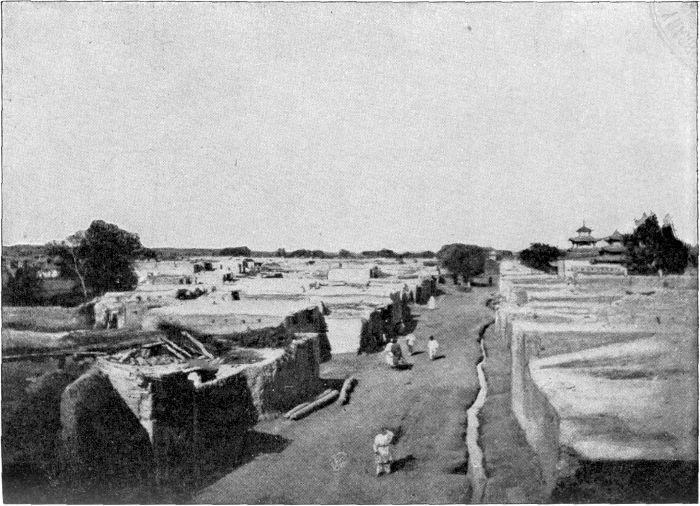 VIEW OF A STREET IN KULDJA FROM THE WESTERN GATE.