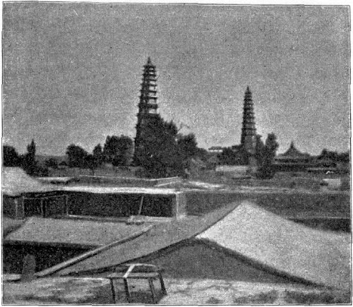 TWO PAGODAS AT LAN-CHOU-FOO.