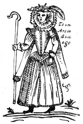 an elizabethan shepherdess.