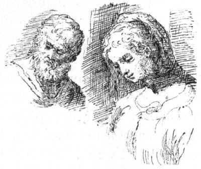 sketches made by inigo jones in italy.