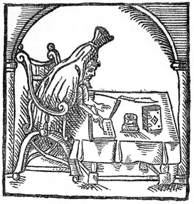 robert greene in his shroud. (From Dickenson's "Greene in conceipt," 1598.)