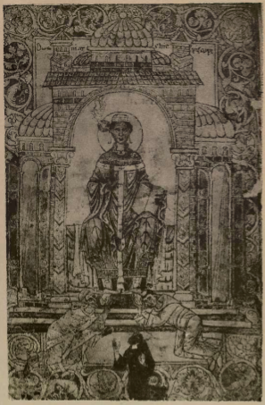 St. Gregory, from MS. of Coronation Services St. Gregory, from MS. of Coronation Services
