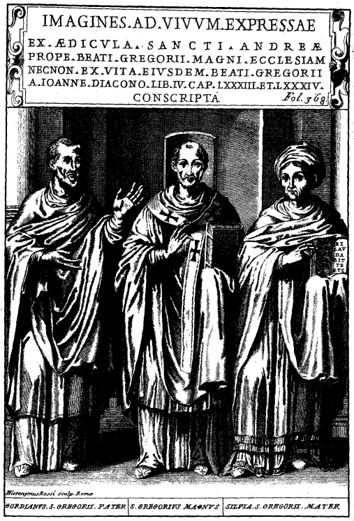 St. Gregory and his Parents St. Gregory and his Parents