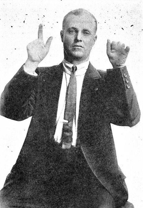 One of the thousands who donate their fingers to the Lumber Trust. The Trust compensated all with poverty and some with bullets on November 5, 1916.