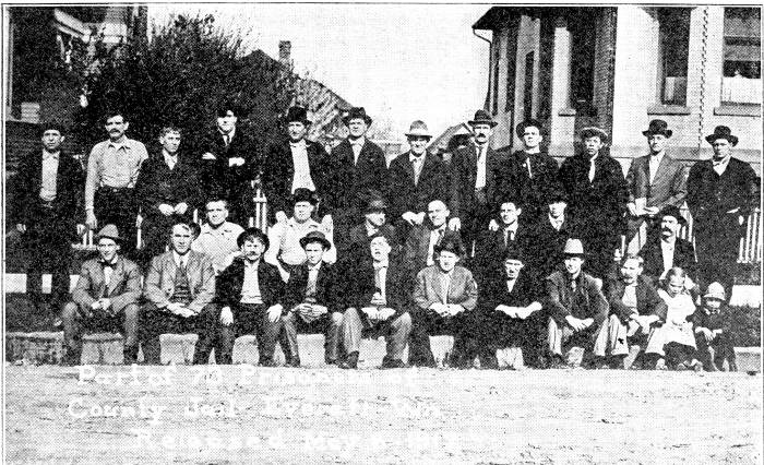 Part of 78 prisoners of County Jail Everett Wn. Released May 8, 1917.