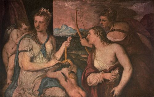 Tiziano: The Education of Cupid.