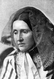 JULIA WARD HOWE  From a photograph by J. J. Hawes, about 1861