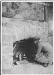 Fireplace in the House the Scouts Built