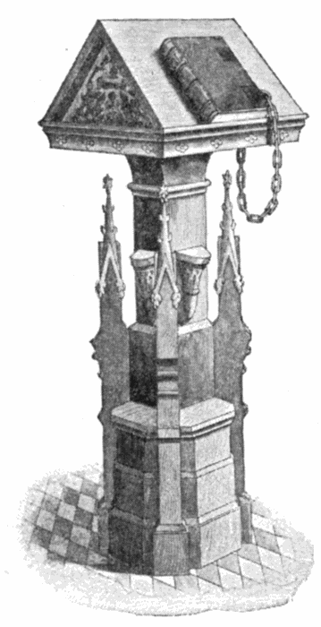 The Chained Bible Illustration.