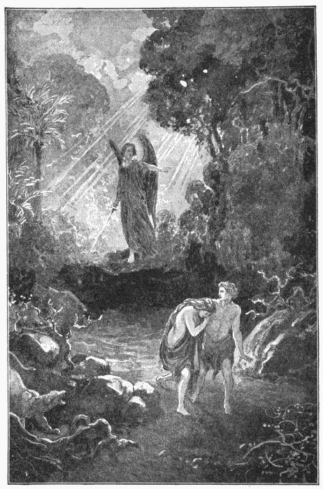 Driven From Eden. "Therefore the Lord God sent him forth from the garden of Eden, to till the ground from whence he was taken." Gen. 3:23. Illustration.