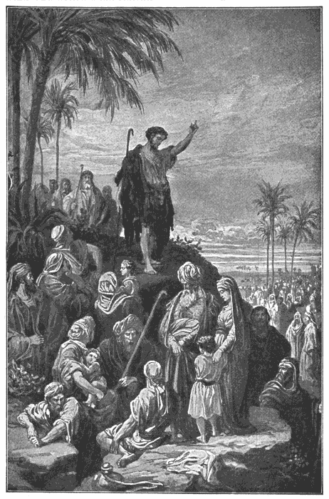 John The Baptist Preaching Repentance. "Bring forth therefore fruits meet for repentance." Matt. 3:8. Illustration.