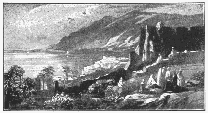 Sea Of Tiberias. "Leaving us an example, that ye should follow His steps." 1 Peter 2:21. Illustration.