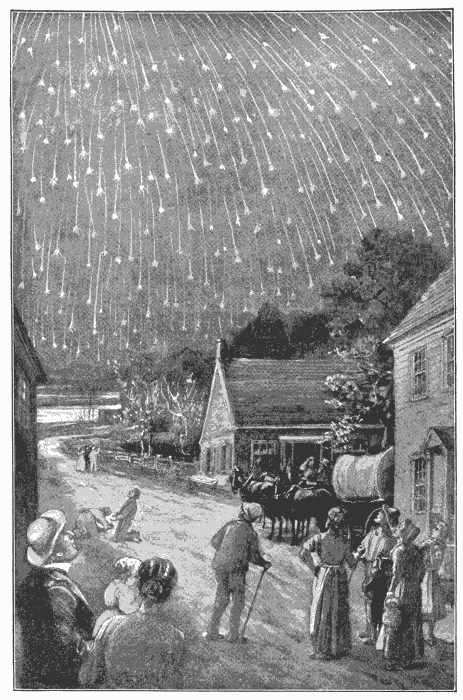 The Falling Stars, Nov. 13, 1833. "Ye can discern the face of the sky; but can ye not discern the signs of the times?" Matt. 16:3. Illustration.