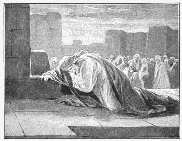 Ezra In Prayer. "Men ought always to pray, and not to faint." Luke 18:1. Illustration.