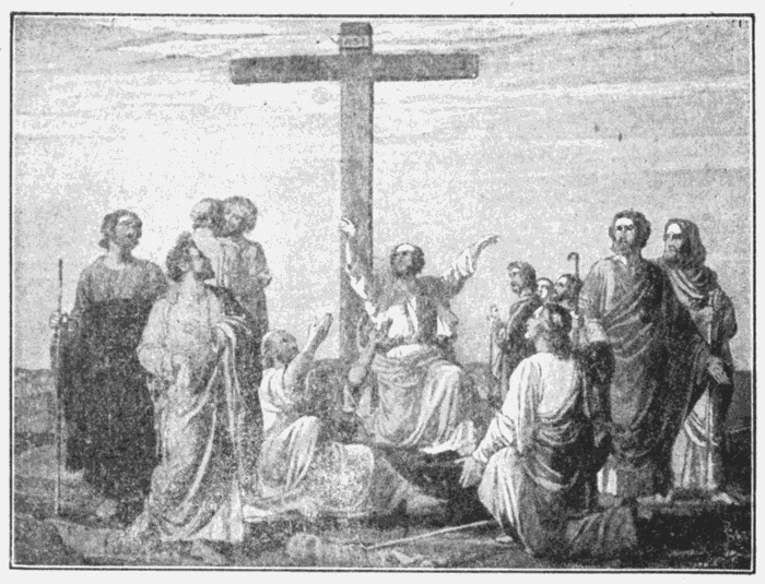 The Gospel Commission. "Go ye into all the world, and preach the gospel to every creature." Mark 16:15. Illustration.